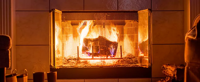 Mendota Hearth Landscape Fireplace Installation in Martinsburg, West Virginia