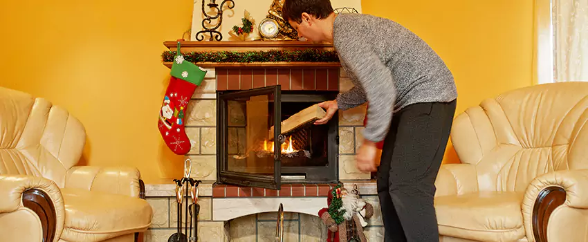 Rusted Metal Fireplace Restoration in Martinsburg, West Virginia